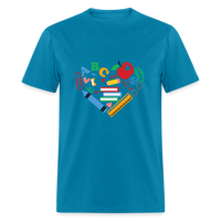 Load image into Gallery viewer, “Teacher Heart Items”-Unisex Classic T-Shirt - turquoise
