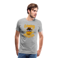 Load image into Gallery viewer, Men&#39;s Candy Inspector Tee: The Official Uniform of Halloween Sweet Tooths - heather gray

