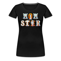 Load image into Gallery viewer, Women&#39;s &#39;Momster&#39; Premium Tee: Unleash Your Inner Momma Ghoul this Halloween - black

