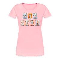 Load image into Gallery viewer, Women&#39;s &#39;Momster&#39; Premium Tee: Unleash Your Inner Momma Ghoul this Halloween - pink
