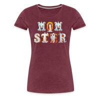 Load image into Gallery viewer, Women&#39;s &#39;Momster&#39; Premium Tee: Unleash Your Inner Momma Ghoul this Halloween - heather burgundy

