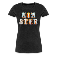 Load image into Gallery viewer, Women&#39;s &#39;Momster&#39; Premium Tee: Unleash Your Inner Momma Ghoul this Halloween - charcoal grey
