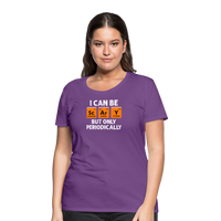 Load image into Gallery viewer, Women&#39;s &#39;I Can Be Sc-Ar-Y&#39; Premium Tee: Geek Out This Halloween with Periodic Table Humor - purple
