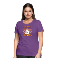 Load image into Gallery viewer, Women&#39;s &#39;I Ghost People All Year Round&#39; Premium Tee: The Ultimate Shirt for Selective Socialites - purple
