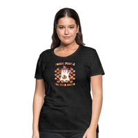 Load image into Gallery viewer, Women&#39;s &#39;I Ghost People All Year Round&#39; Premium Tee: The Ultimate Shirt for Selective Socialites - charcoal grey
