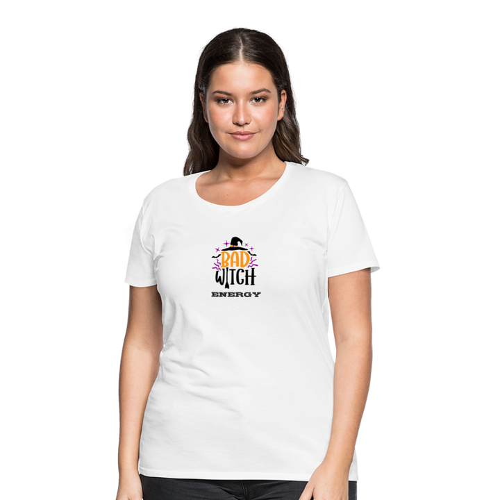 “Bad Witch Energy”-Women’s Premium T-Shirt - white