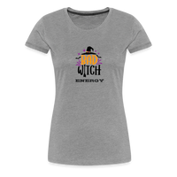 Load image into Gallery viewer, “Bad Witch Energy”-Women’s Premium T-Shirt - heather gray
