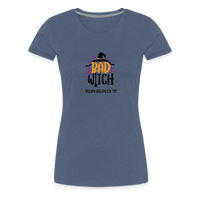 Load image into Gallery viewer, “Bad Witch Energy”-Women’s Premium T-Shirt - heather blue
