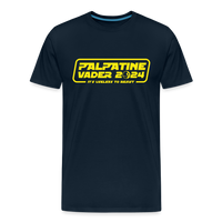 Load image into Gallery viewer, Palpatine &amp; Vader 2024: Why Vote for the Lesser Evil? A Hilariously Galactic Take on Political Campaigns - deep navy
