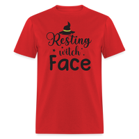 Load image into Gallery viewer, “Resting Witch Face”-Unisex Classic T-Shirt - red
