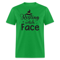 Load image into Gallery viewer, “Resting Witch Face”-Unisex Classic T-Shirt - bright green
