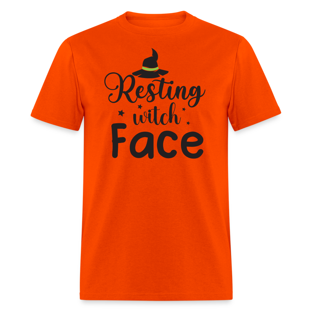 “Resting Witch Face”-Unisex Classic T-Shirt - orange