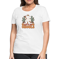 Load image into Gallery viewer, “Let’s Go Ghouls”-Women’s Premium T-Shirt - white
