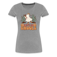 Load image into Gallery viewer, “Let’s Go Ghouls”-Women’s Premium T-Shirt - heather gray
