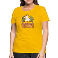 Load image into Gallery viewer, “Let’s Go Ghouls”-Women’s Premium T-Shirt - sun yellow
