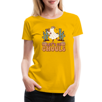Load image into Gallery viewer, “Let’s Go Ghouls”-Women’s Premium T-Shirt - sun yellow
