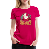 Load image into Gallery viewer, “Let’s Go Ghouls”-Women’s Premium T-Shirt - dark pink
