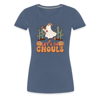 Load image into Gallery viewer, “Let’s Go Ghouls”-Women’s Premium T-Shirt - heather blue
