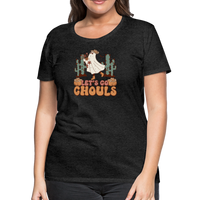 Load image into Gallery viewer, “Let’s Go Ghouls”-Women’s Premium T-Shirt - charcoal grey

