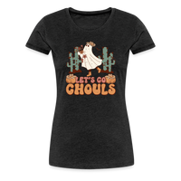 Load image into Gallery viewer, “Let’s Go Ghouls”-Women’s Premium T-Shirt - charcoal grey
