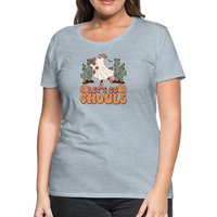 Load image into Gallery viewer, “Let’s Go Ghouls”-Women’s Premium T-Shirt - heather ice blue
