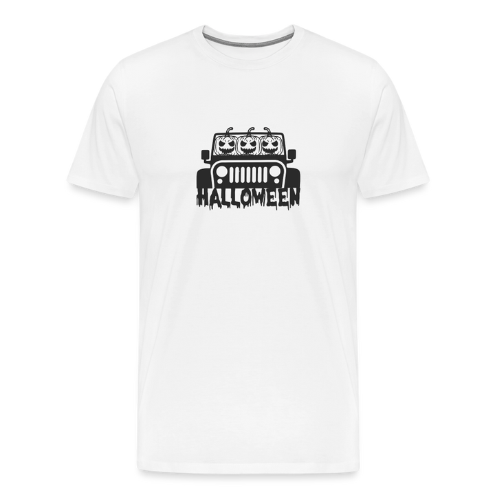“Jeep Halloween”-Men's Premium T-Shirt - white