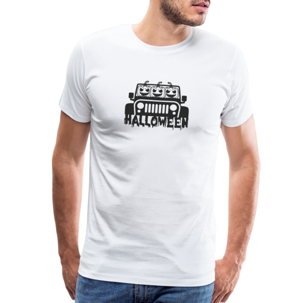 “Jeep Halloween”-Men's Premium T-Shirt - white