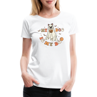 Load image into Gallery viewer, “My Dog is My Boo”-Women’s Premium T-Shirt - white
