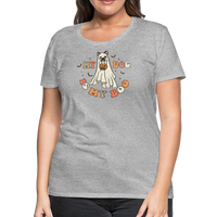 Load image into Gallery viewer, “My Dog is My Boo”-Women’s Premium T-Shirt - heather gray

