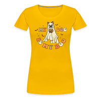Load image into Gallery viewer, “My Dog is My Boo”-Women’s Premium T-Shirt - sun yellow

