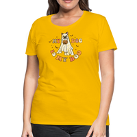 Load image into Gallery viewer, “My Dog is My Boo”-Women’s Premium T-Shirt - sun yellow
