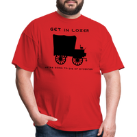 Load image into Gallery viewer, “Get In Loser”-Unisex Classic T-Shirt - red
