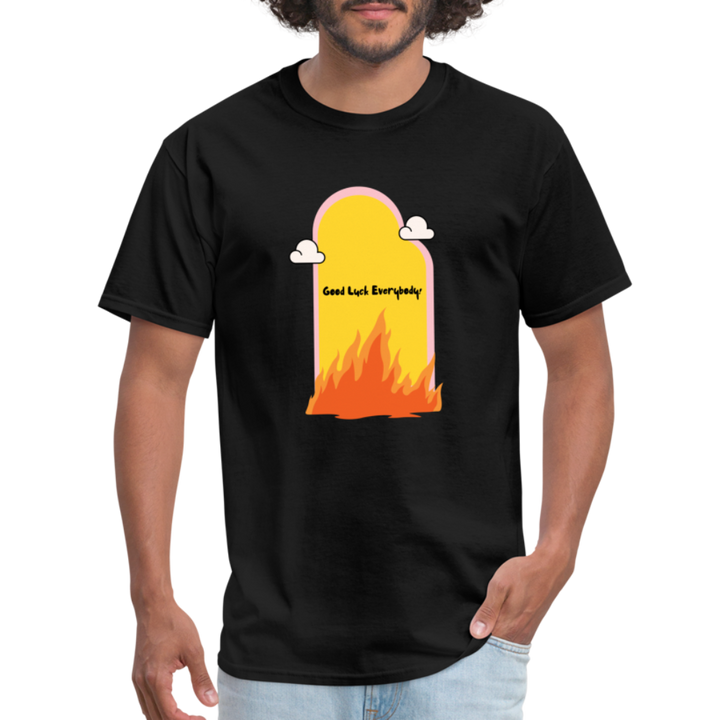 “Good Luck Everybody”-Unisex Classic T-Shirt - black