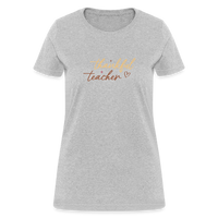 Load image into Gallery viewer, “Thankful Teacher”-Women&#39;s T-Shirt - heather gray
