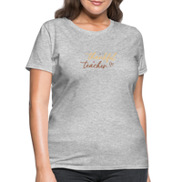 Load image into Gallery viewer, “Thankful Teacher”-Women&#39;s T-Shirt - heather gray
