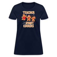 Load image into Gallery viewer, “Teacher of Smart Cookies”-Women&#39;s T-Shirt - navy
