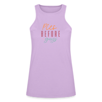 Load image into Gallery viewer, “Pies Before Guys”-American Apparel Women’s Racerneck Tank - lilac

