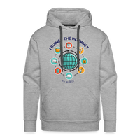 Load image into Gallery viewer, Cyber Czar: Men&#39;s SEO &#39;I Ruined the Internet&#39; Hoodie - heather grey
