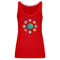 Load image into Gallery viewer, SEO Chic: Women&#39;s Premium &#39;I Ruined the Internet&#39; Tank Top - red
