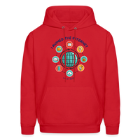 Load image into Gallery viewer, Web Wizardry: &#39;I Ruined the Internet, I&#39;m an SEO&#39; Men&#39;s Hoodie - red
