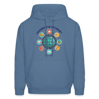 Load image into Gallery viewer, Web Wizardry: &#39;I Ruined the Internet, I&#39;m an SEO&#39; Men&#39;s Hoodie - denim blue
