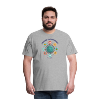Load image into Gallery viewer, SEO Titan: &#39;I Ruined the Internet, I&#39;m an SEO&#39; – Men&#39;s Light Hue Premium Tee for XL and Up - heather gray
