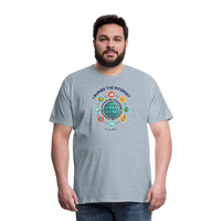 Load image into Gallery viewer, SEO Titan: &#39;I Ruined the Internet, I&#39;m an SEO&#39; – Men&#39;s Light Hue Premium Tee for XL and Up - heather ice blue
