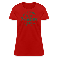 Load image into Gallery viewer, “Proud Member of the Naughty List Club”-Women&#39;s T-Shirt - red
