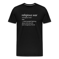 Load image into Gallery viewer, Religious War - The Imaginary Friend Debate&quot; Premium T-Shirt Dark - black
