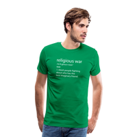 Load image into Gallery viewer, Religious War - The Imaginary Friend Debate&quot; Premium T-Shirt Dark - kelly green
