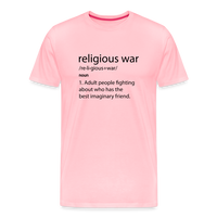 Load image into Gallery viewer, Religious War - The Imaginary Friend Debate&quot; Premium T-Shirt Light - pink
