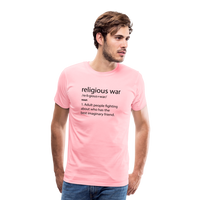 Load image into Gallery viewer, Religious War - The Imaginary Friend Debate&quot; Premium T-Shirt Light - pink
