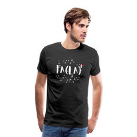 Load image into Gallery viewer, Fa-la-la-la-larious: The Math Whiz&#39;s Men&#39;s Premium Holiday Tee - black
