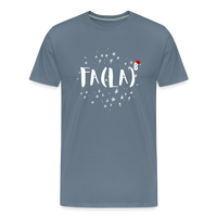 Load image into Gallery viewer, Fa-la-la-la-larious: The Math Whiz&#39;s Men&#39;s Premium Holiday Tee - steel blue
